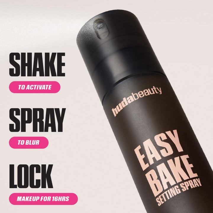 Huda Beauty Easy Bake Setting Spray - 30ml| هدى بيوتي بخاخ تثبيت مكياج -30 مل
