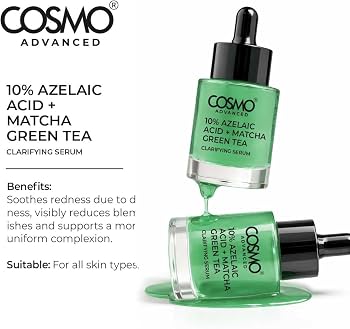 Cosmo 10% Azelaic Acid + Matcha Green Tea - 40ml | كوسمو سيروم م clarifiant أسيد أزلائيك 10% + ماتش 🍵 - 40مل #5