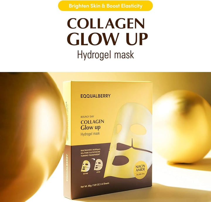 EQQUALBERRY Collagen Glow Up Hydrogel Mask - 30g | قناع كولاجين - 30 غ #3