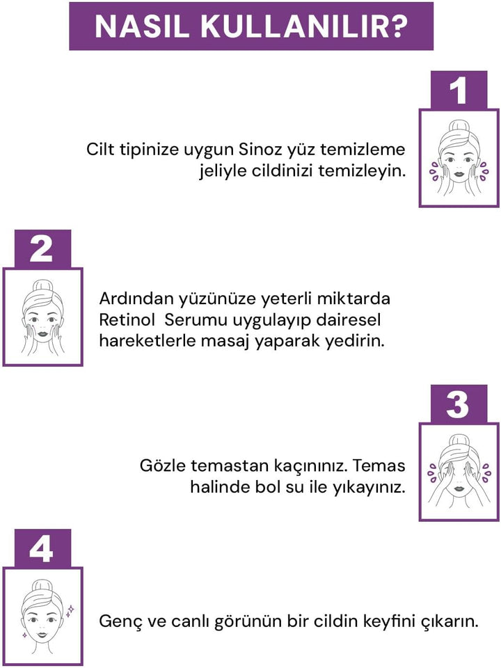 Sinoz Retinol Lift-Xylane Serum - 30ml| سينوز سيروم مضاد للشيخوخة -30 مل
