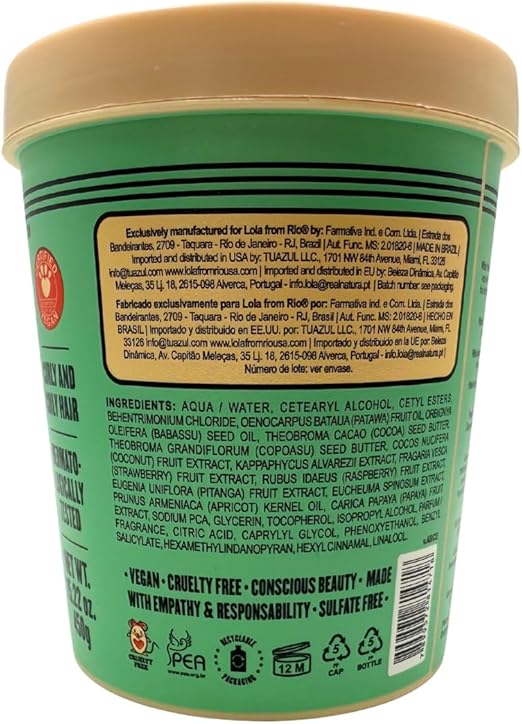 Lola from Rio Meu Cacho Moisturizing Mask - 450g | لولا ماسك شعر مرطب مينها فيدا - 450غ