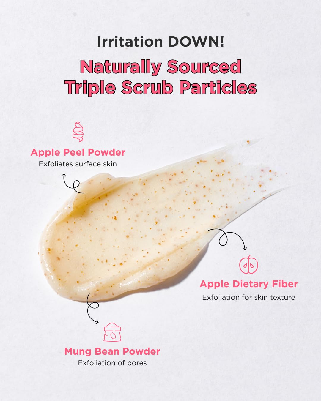 CHASIN' RABBITS Apple Jam Scrub Foam  - 120ml|   تشيسن رابتس غسول ومقشر الوجه - 120مل