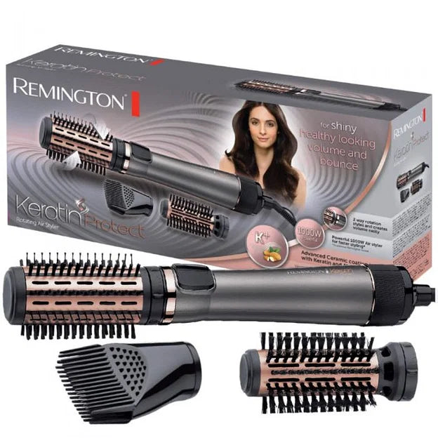 Remington Keratin Protect Rotating Air Styler AS8810 | ريمينغتون فرشاة كهربائيه لتصفيف الشعر