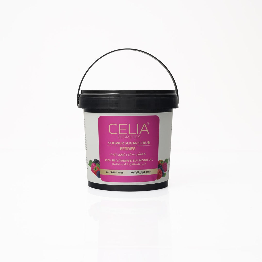 CELIA foaming sugar scrub with Moroccan indigo - 600g | سيليا مقشر السكر الرغوي للجسم - 600 غرام