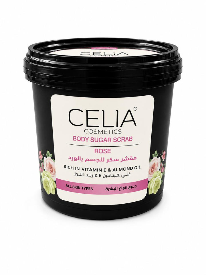 CELIA Body Sugar Scrub - 600g | سيليا مقشر زيتي للجسم - 600 غرام