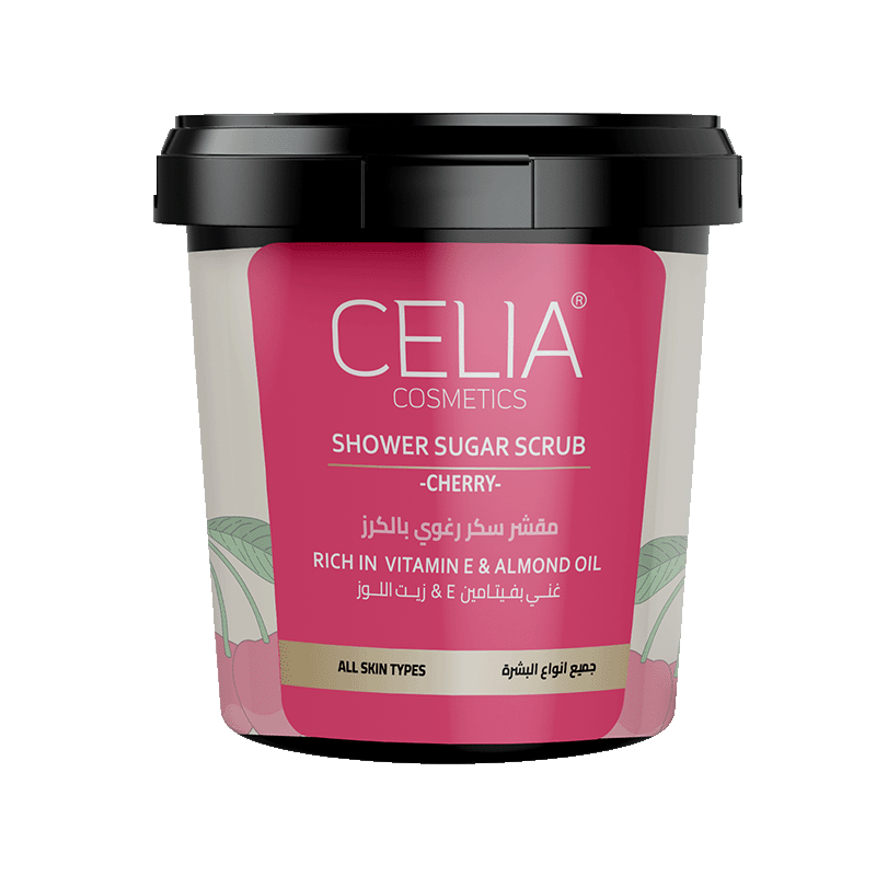 CELIA foaming sugar scrub with Moroccan indigo - 600g | سيليا مقشر السكر الرغوي للجسم - 600 غرام