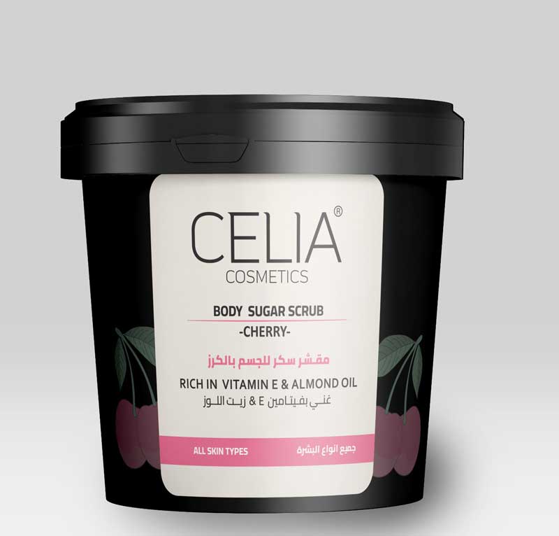 CELIA Body Sugar Scrub - 600g | سيليا مقشر زيتي للجسم - 600 غرام