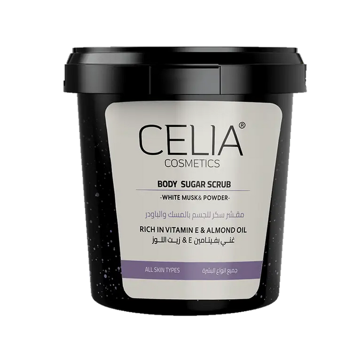CELIA Body Sugar Scrub - 600g | سيليا مقشر زيتي للجسم - 600 غرام