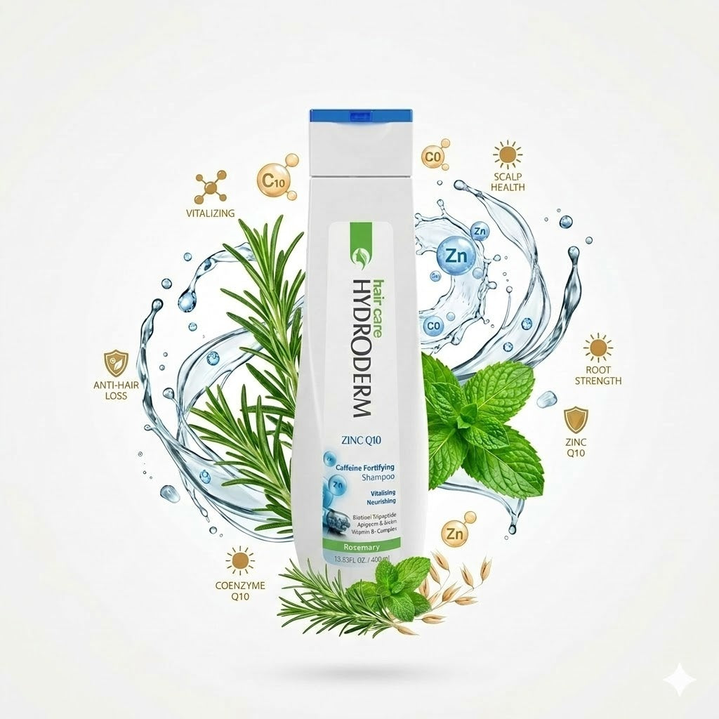 HYDRODERM hair strengthening shampoo - 400ml | هيدروديرم شامبو تقوية الشعر - 400 مل