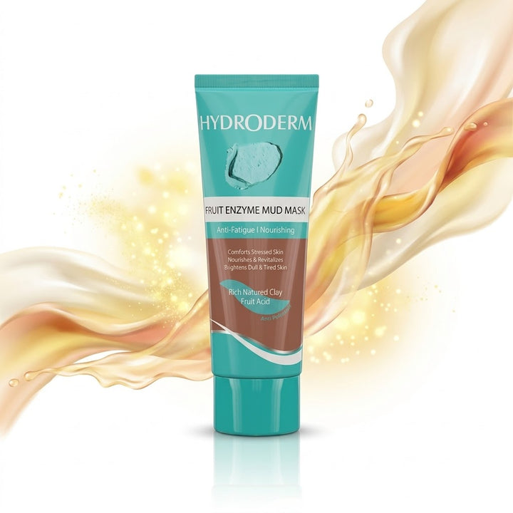 HYDRODERM Frit Rnzyme Mud Mask - 100ml | هيدروديرم ماسك الطين بأنزيمات الفواكه - 100 مل