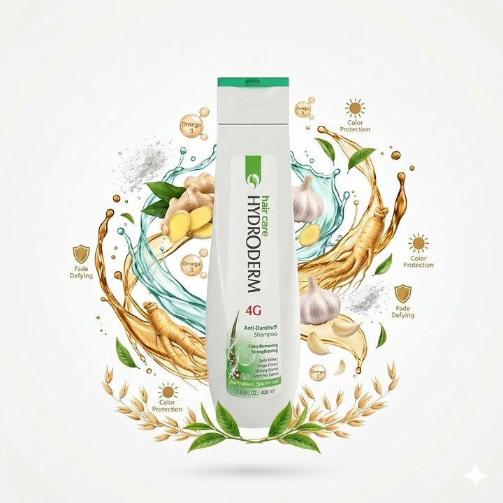 HYDRODERM Anti-dandruff and strengthening shampoo - 250ml | هيدروديرم شامبو ضد القشرة ولتقوية الشعر - 250 مل