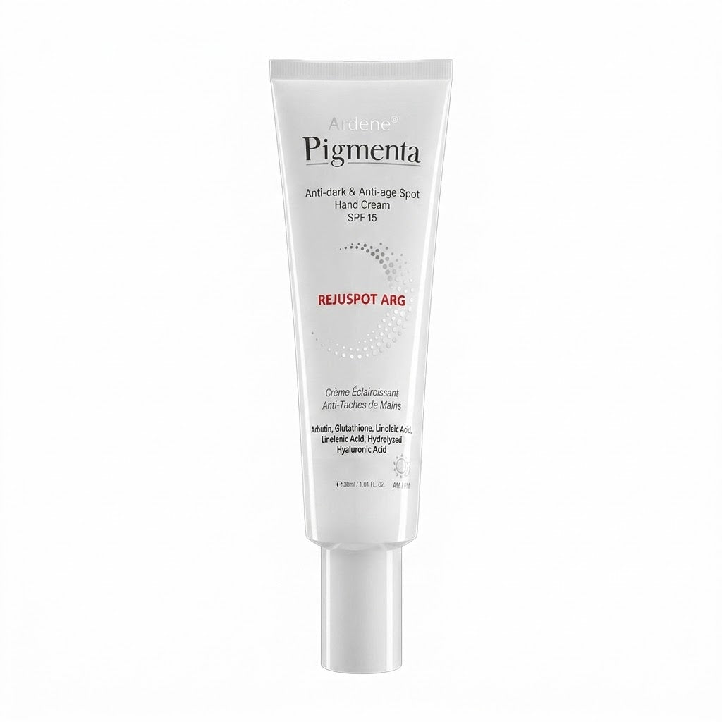 Ardene Pigmenta Hand Cream Spf15 - 30ml | اردن كريم مفتح لليدين مع عامل حماية من الشمس spf15 - 30 مل