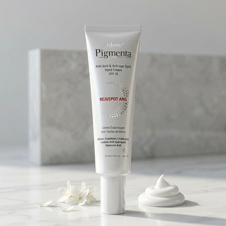 Ardene Pigmenta Hand Cream Spf15 - 30ml | اردن كريم مفتح لليدين مع عامل حماية من الشمس spf15 - 30 مل