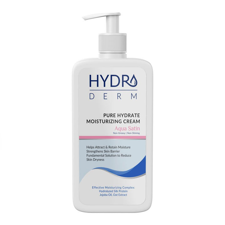 HYDRODERM Aqua Satin hand and face moisturizing cream - 500ml | هيدروديرم كريم مرطب للوجه و اليدين - 500 مل