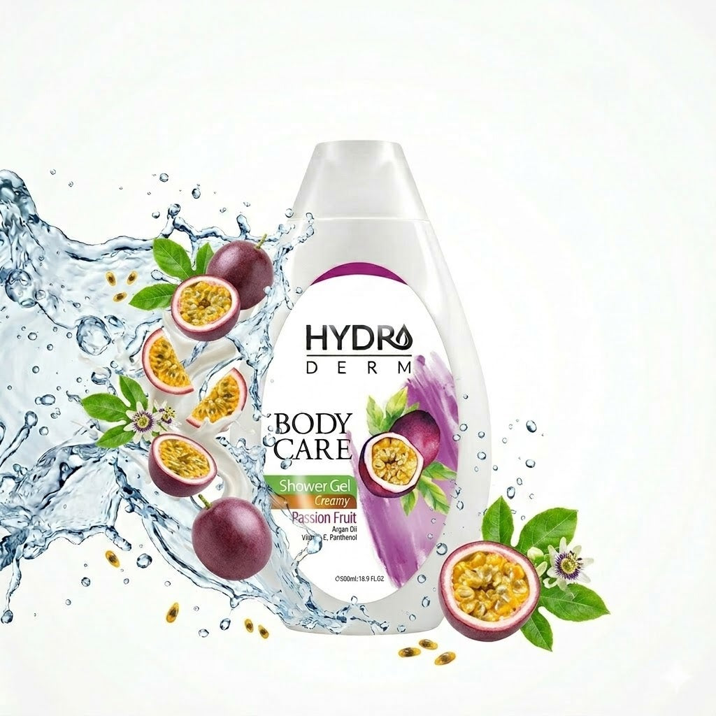 HYDRODERM Body Care Shower Gel Creamy - 500g | هيدروديرم جل استحمام كريمي - 500غ
