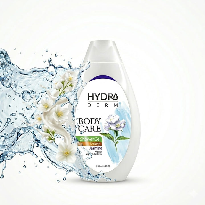 HYDRODERM Body Care Shower Gel Creamy - 500g | هيدروديرم جل استحمام كريمي - 500غ