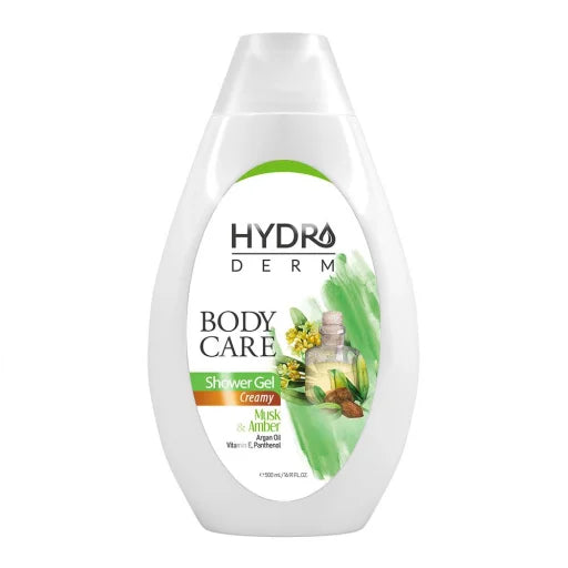 HYDRODERM Body Care Shower Gel Creamy - 500g | هيدروديرم جل استحمام كريمي - 500غ
