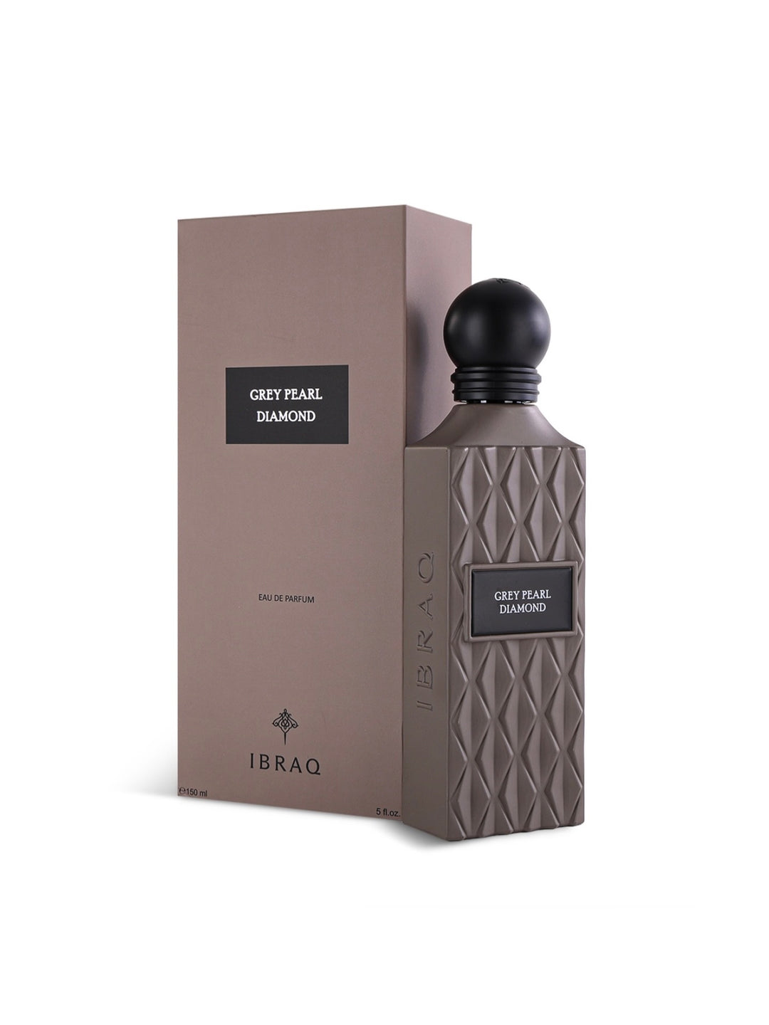 IBRAQ Ibrahim Al-Qurashi Grey Pearl Diamond EDP for Men - 150ml | عطر ابراهيم القرشي جري بيرل دايموند للجنسين 150 مل