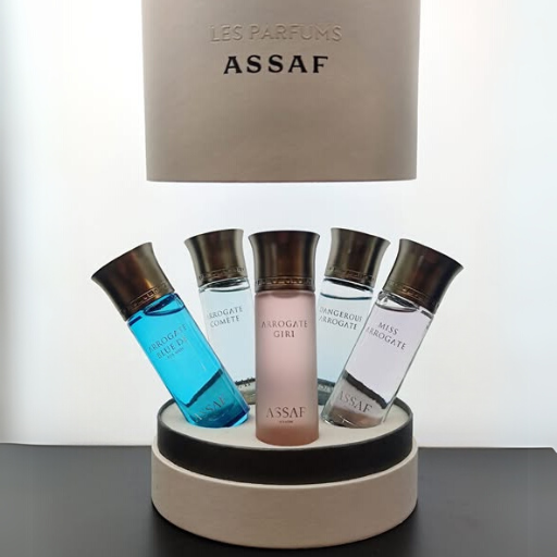 ASSAF Les Parfums Set   5*7,5 ml |  عساف سيت ميني ليست برفامز للنساء   -  5*7,5   مل