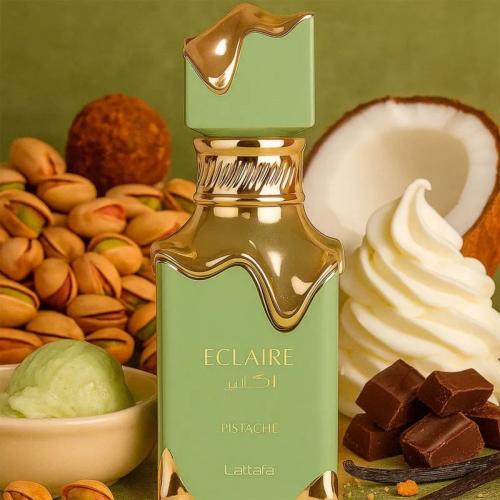 lattafa |عطر اكلاير بستاشي للنساء  100مل لطافة