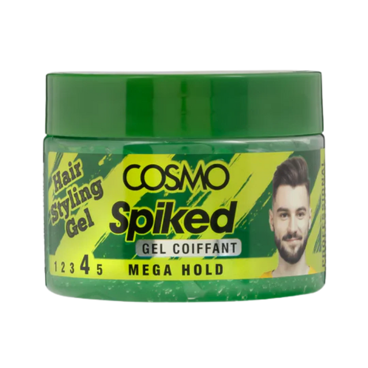 COSMO Mega Hold Spiked Hair Styling Gel - 300ml | كوزمو جل تصفيف الشعر للرجال - 300 مل