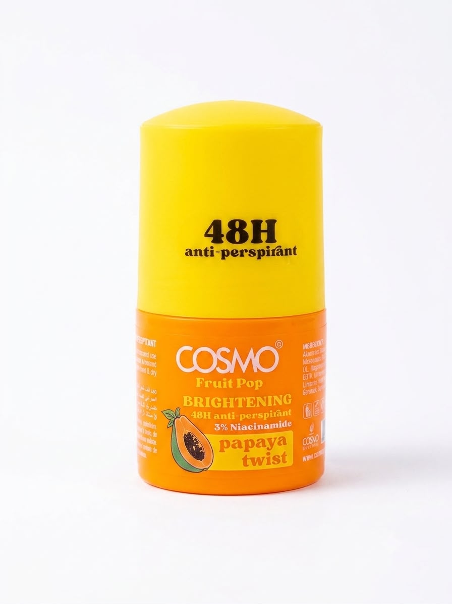 COSMO COSMETICS  Body Roll On 48 H  - 50ml | كوزمو كوزمتكس مزيل عرق يوفر حماية من التعرق والروائح غير المرغوبة لمدة تصل إلى ٤٨ ساعة - 50مل