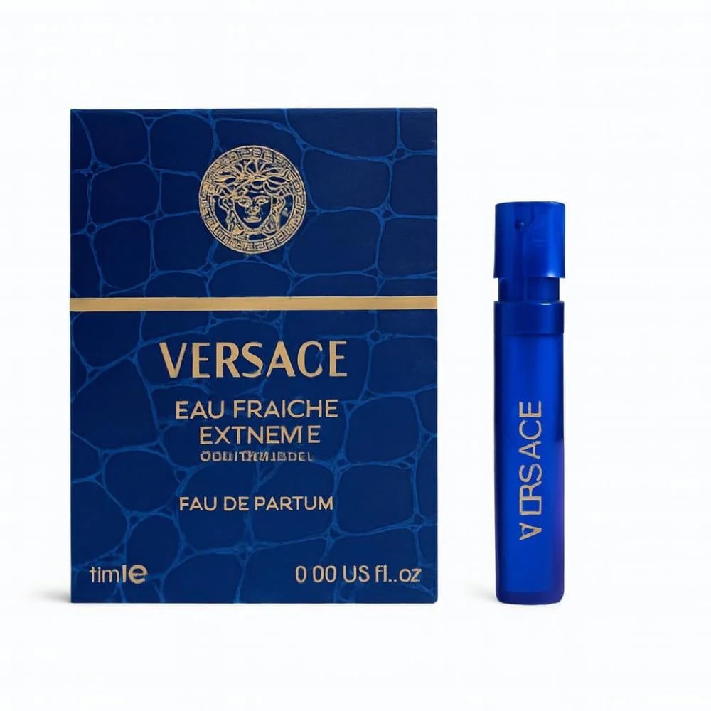VERSACE Sample  EAU FRAICHE EXTREME  EDP 1 ml  | فيرساتشي عينة عطر مان او فريش اكستريم للرجال - 1 مل