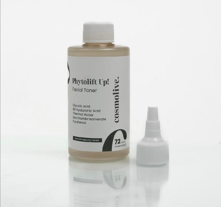cosmolive Phytolift Up Facial Toner Glycolic Acid - 200ml | كوزمو لايف تونر بالجليكوليك اسيد - 200 مل