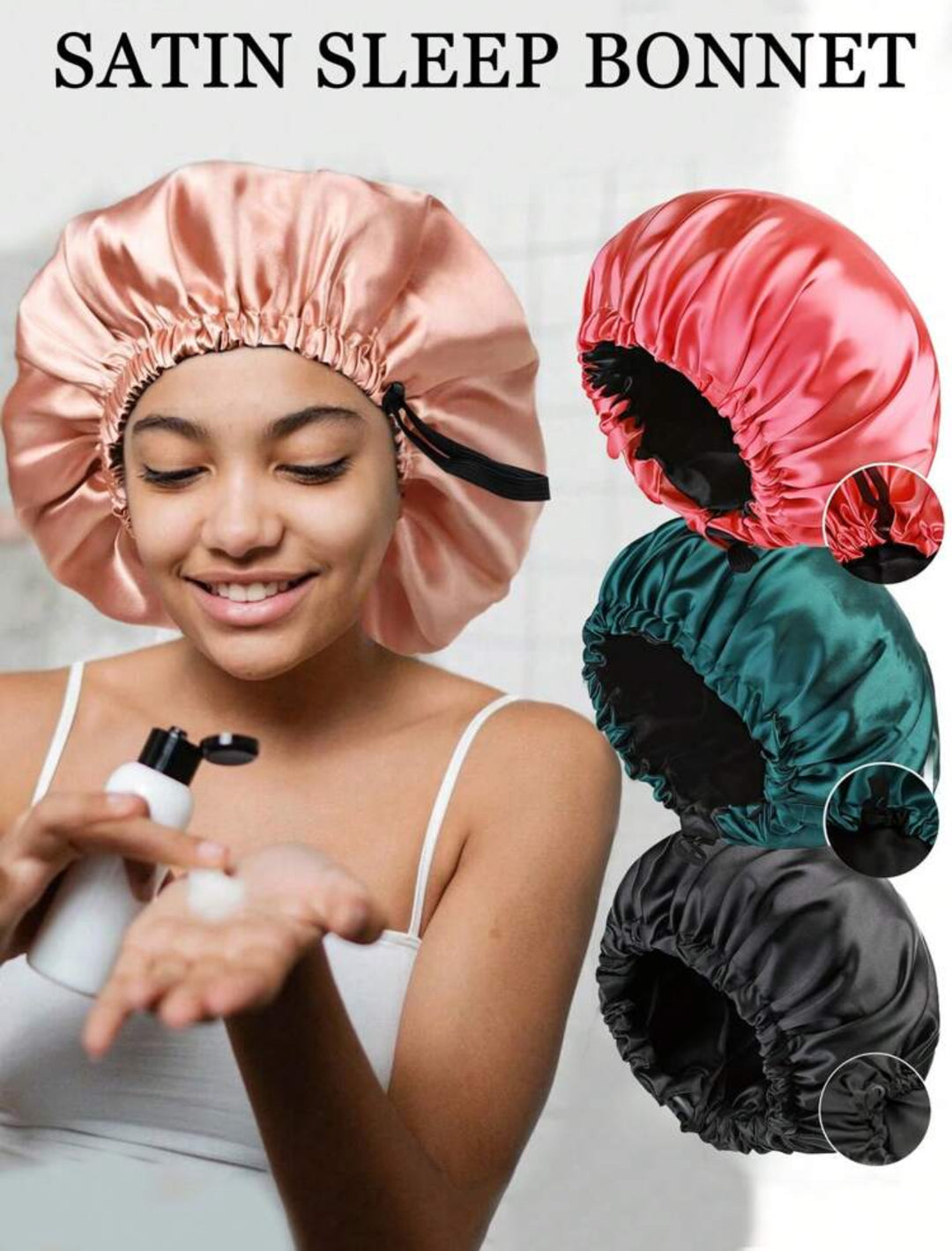 Hair Satin Bonnet | بونيه ساتان للشعر