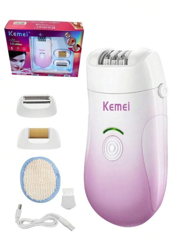 KEMEI Blackbird Women’s Electric Shaver and callus remover Full Edition | كيمي جهاز إزالة الشعر #1