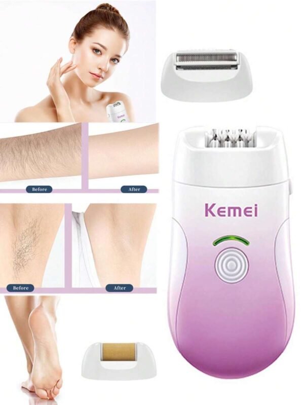 KEMEI Blackbird Women’s Electric Shaver and callus remover Full Edition | كيمي جهاز إزالة الشعر #2