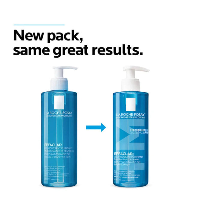 LA ROCHE-POSAY Effaclar Purifying Foaming Gel - 400ml | لاروش بوزيه غسول للبشرة - 400 مل