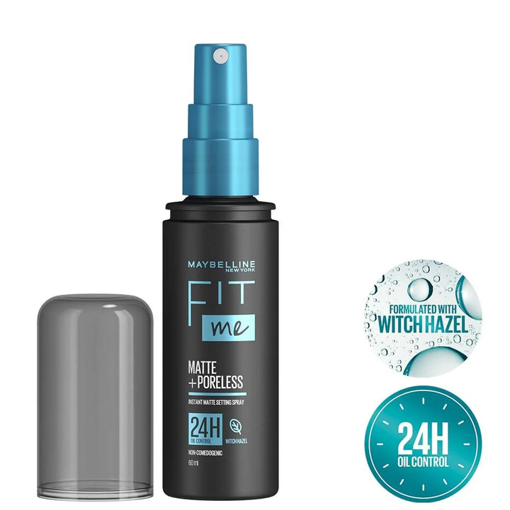 MAYBELLINE Fit Me Matte + Poreless Setting Spray - 60ml | ميبيلين بخاخ تثبيت المكياج - 60 مل