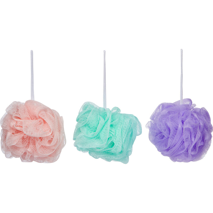 CALA NEW MESH SPONGE SET(3PCS LAVENDER/MINT/PINK) | كالا ليفة استحمام 3 قطع