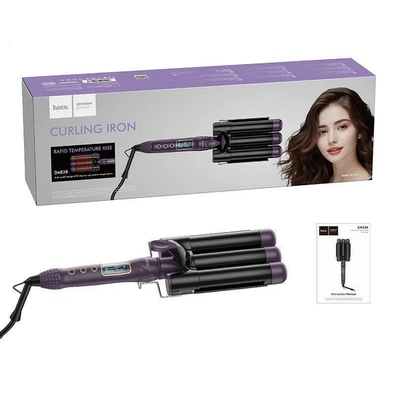 hoco Curling Iron Rapid Temperature Rise | هوكو مكواة تجعيد شعر