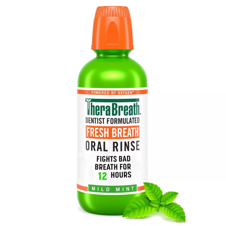 TheraBreath Fresh Breath Oral Rinse - 473ml | ثيرا بريث غسول للفم - 473 مل