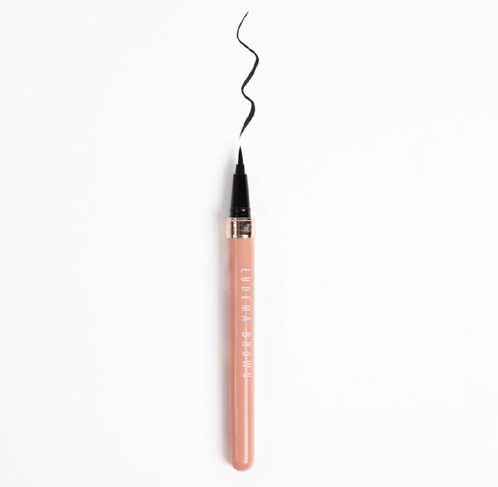 LUDEMA BROWN Liquid Eyeliner Waterproof&24 H Wear Intense Colours & Effects - 0.6ml | لوديما براون اي لاينر مقاوم للماء - 0.6 مل