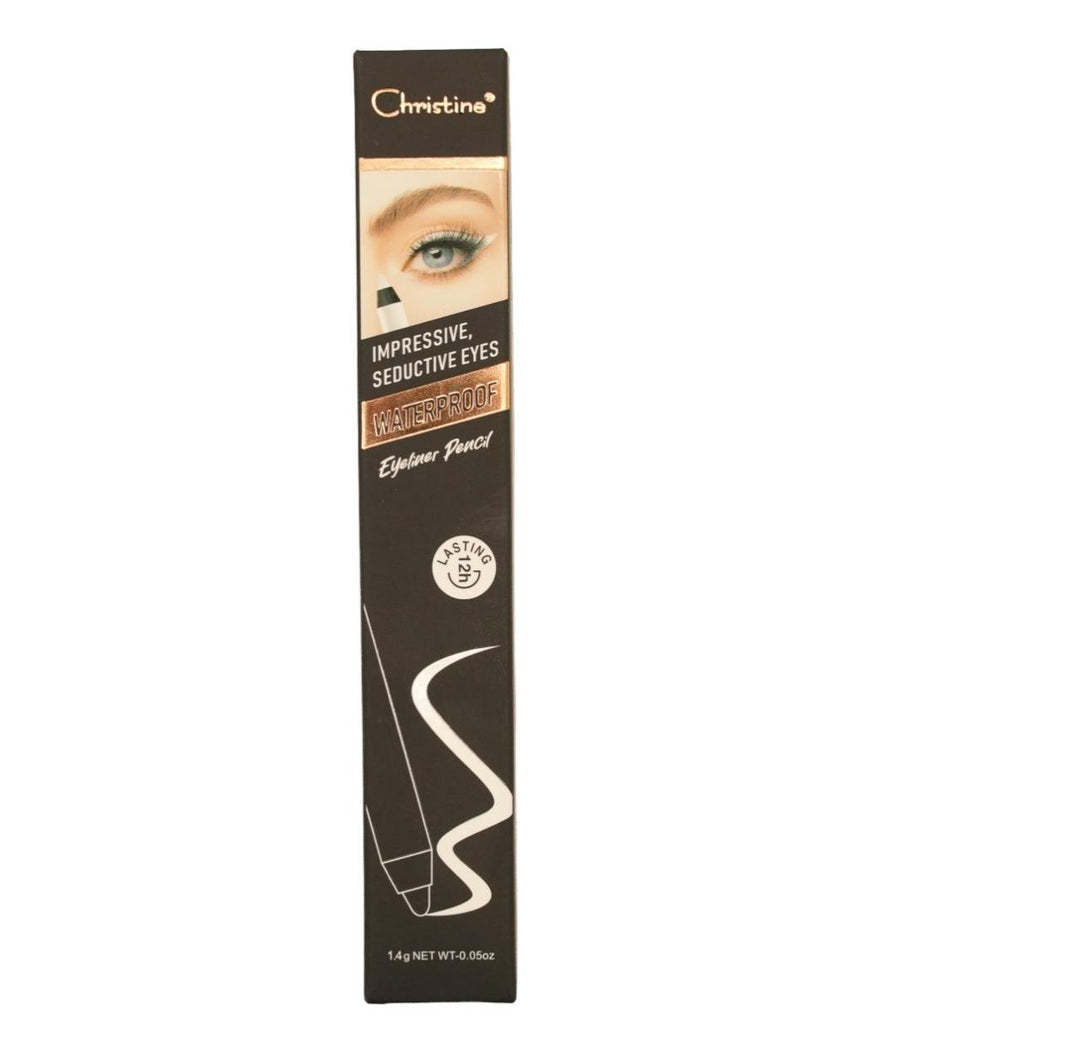 Christine Waterproof Eyeliner Pencil - 1.4g | كريستين قلم تحديد عيون مقاوم للماء - 1.4 غرام