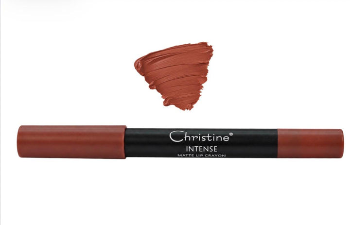 Christine Intense Matte Lip Crayon Long Lasting Wear - 3.0g | كريستين قلم شفاه مات- 3.0غ