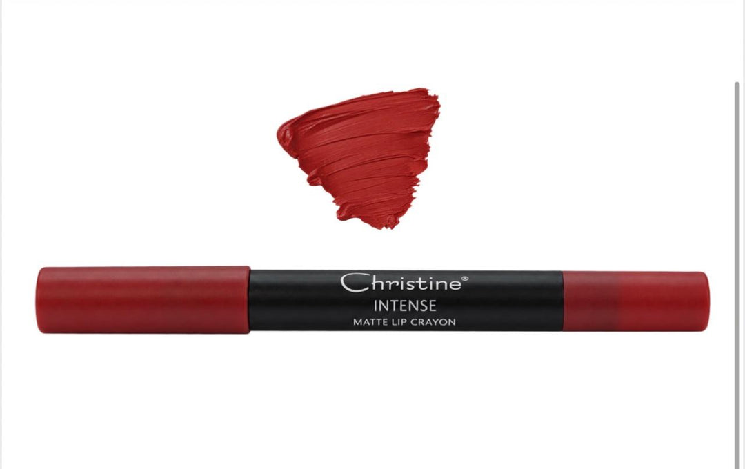 Christine Intense Matte Lip Crayon Long Lasting Wear - 3.0g | كريستين قلم شفاه مات- 3.0غ