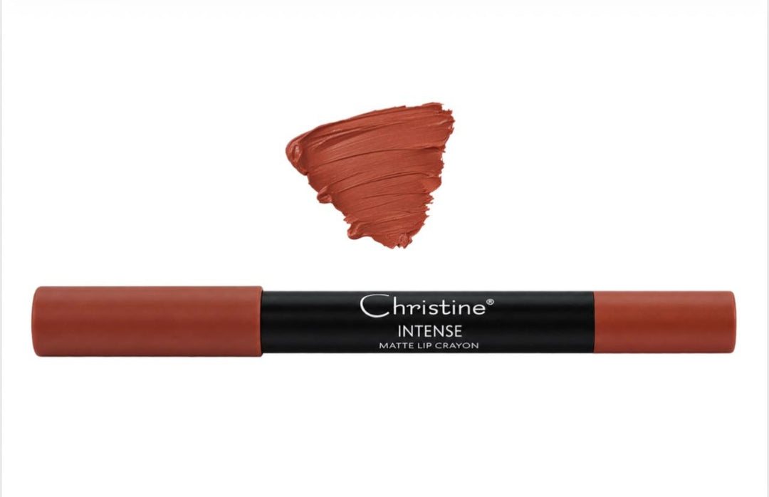 Christine Intense Matte Lip Crayon Long Lasting Wear - 3.0g | كريستين قلم شفاه مات- 3.0غ