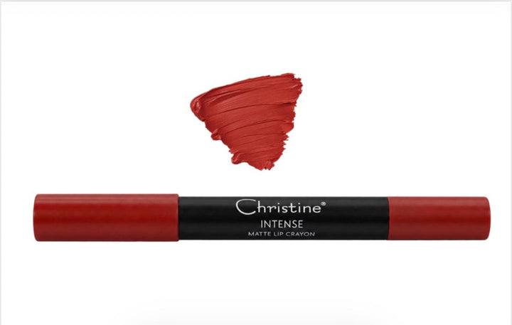 Christine Intense Matte Lip Crayon Long Lasting Wear - 3.0g | كريستين قلم شفاه مات- 3.0غ