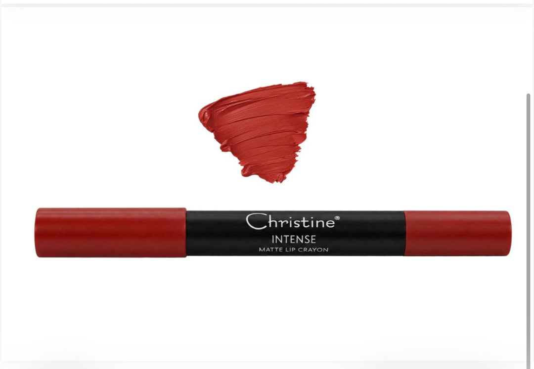Christine Intense Matte Lip Crayon Long Lasting Wear - 3.0g | كريستين قلم شفاه مات- 3.0غ