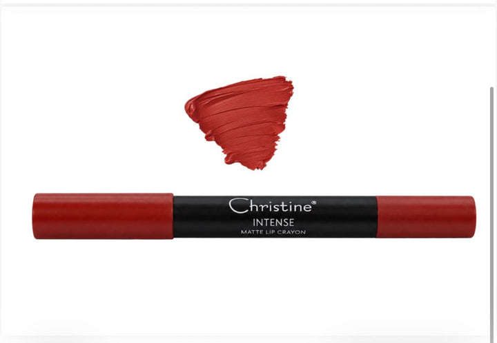 Christine Intense Matte Lip Crayon Long Lasting Wear - 3.0g | كريستين قلم شفاه مات- 3.0غ