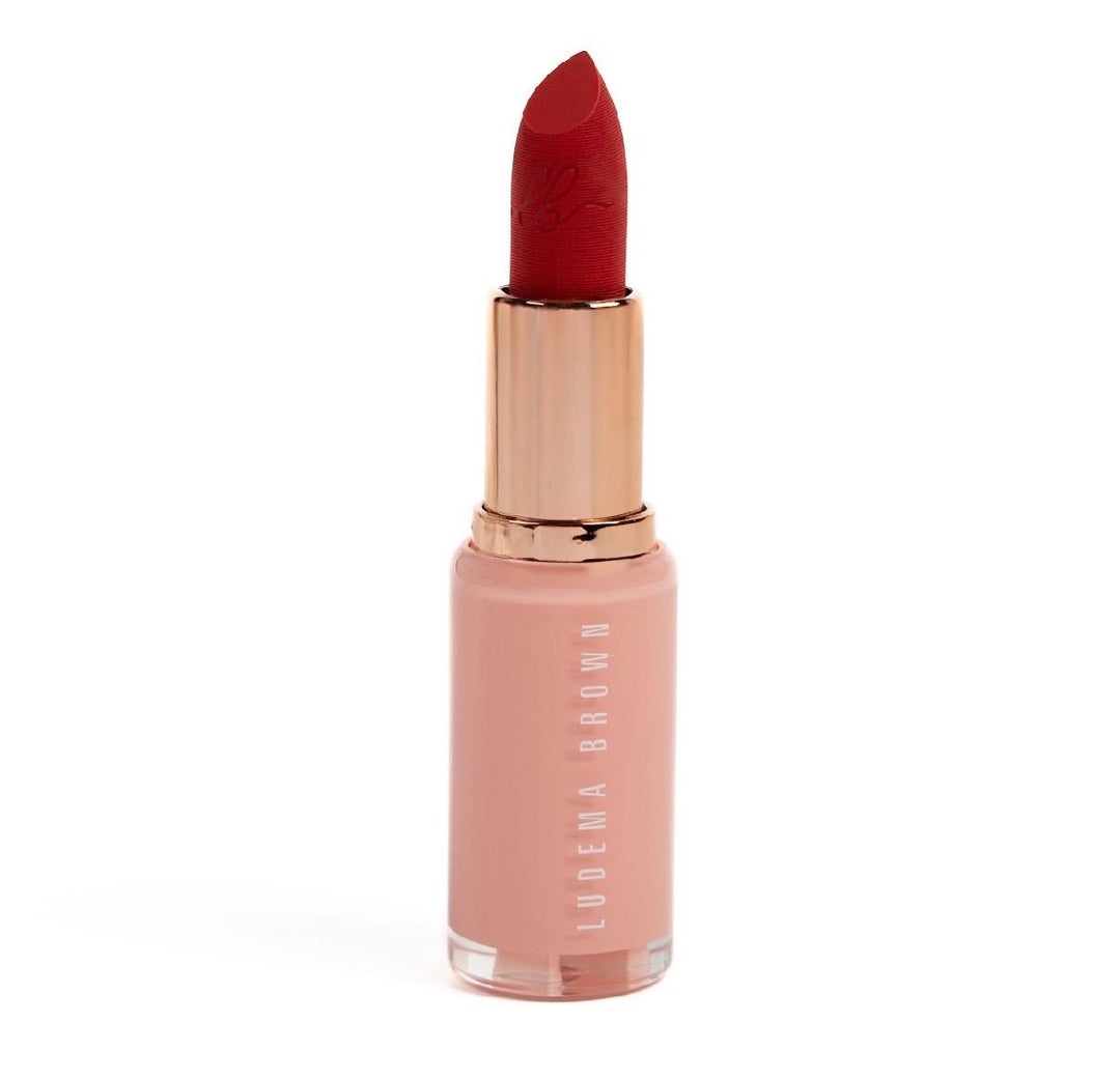 LUDEMA BROWN Matte Lipstick | أحمر شفاه لودما براون #1