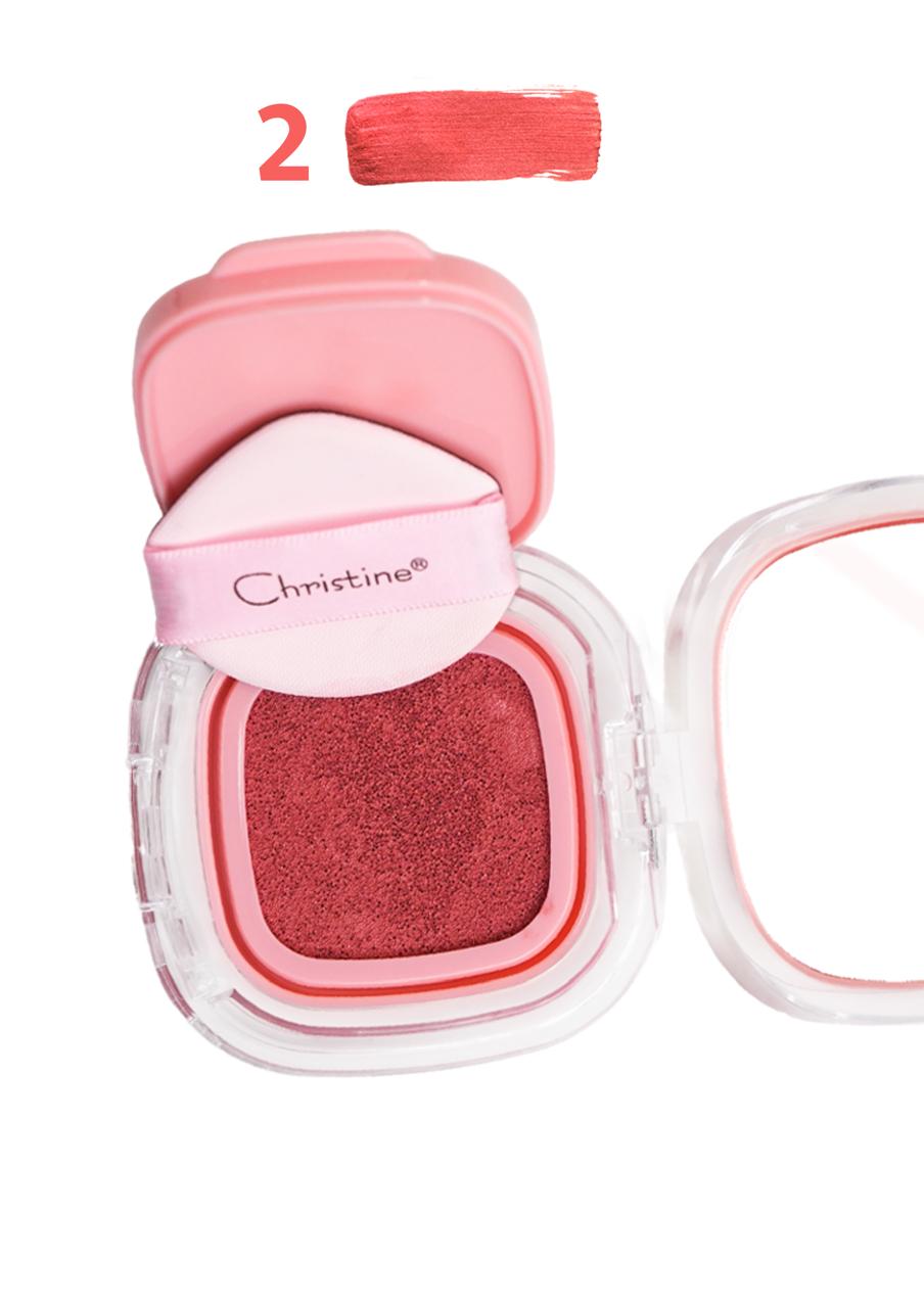 Christine Cushion Blusher - 15g |كريستين كوشن بلاشر للخدود – 15 غر