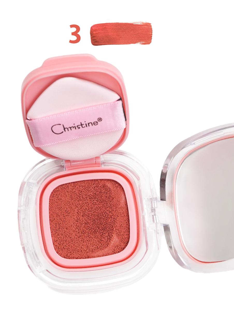 Christine Cushion Blusher - 15g |كريستين كوشن بلاشر للخدود – 15 غر