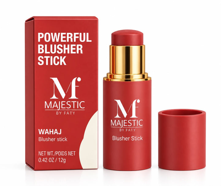 MAJESTIC BY FATY Powerful Blusher Stick - 12g | ماجيستك باي فاتي بلاش ستيك - 12غ
