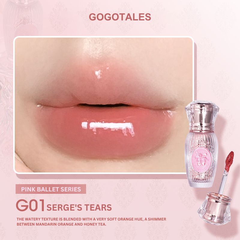 GOGO TALES Sweet Ballet Light Lip Glaze - 2.9g | غوغو تيلز ليب غليز لامع خفيف - 2.9 غ