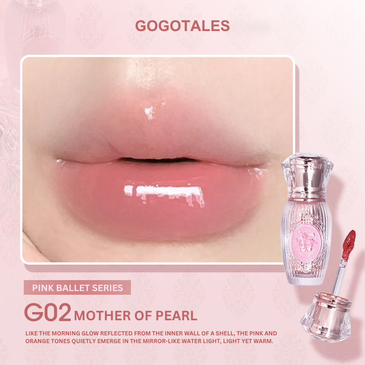 GOGO TALES Sweet Ballet Light Lip Glaze - 2.9g | غوغو تيلز ليب غليز لامع خفيف - 2.9 غ